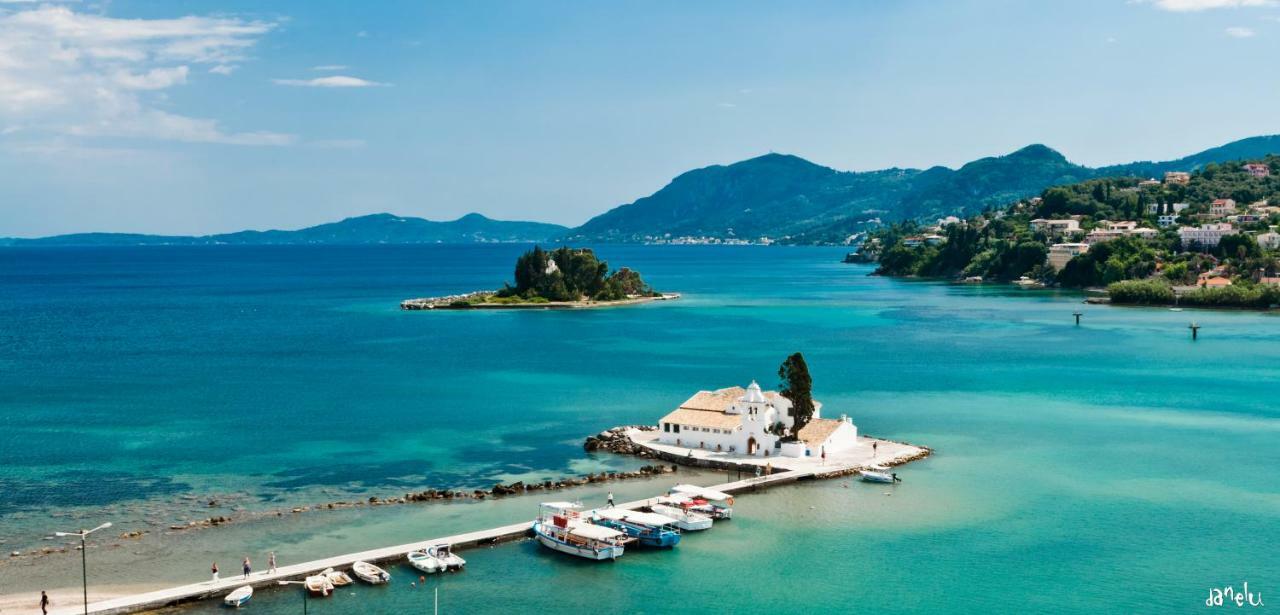 Antonela Sunshine Apartment By Corfu Escapes Perama  Exteriör bild